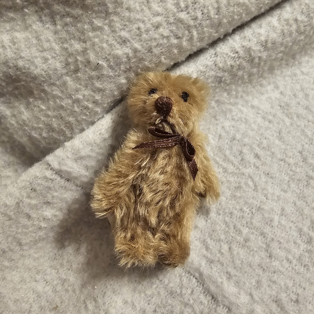 Gund Vintage Mohair Miniature Tiny Teddy Wishes 9546